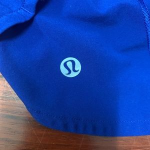 Lululemon Size 2 Speed Up Short Cerulean Blue